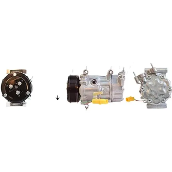 Compresor aer conditionat MINI CLUBMAN R55 2007->2014, MINI COOPER R56 2006->2013, MINI cupe R58 2010->2015, MINI PACEMAN R61 2012->2016, MINI Roadster R59 2011->2015 pentru John Cooper Works, perioada 2007 2008 2009 2010 2011 2012 2013 2014 2015 2016