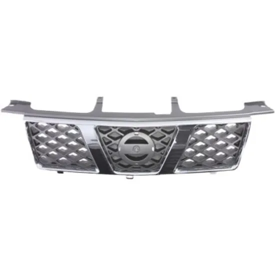 Grila radiator NISSAN X-TRAIL T30 2001->2013 perioada 2001 2002 2003 2004 2005 2006 2007 2008 2009 2010 2011 2012 2013 de la an de fabricatie 09/2003, crom-negru