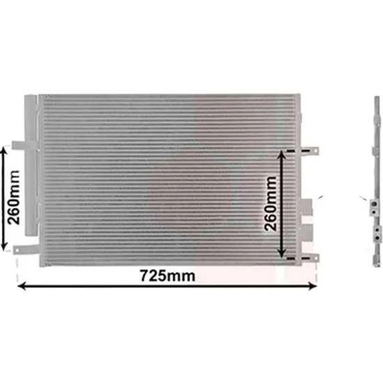 Radiator aer conditionat AUDI A4 Cabriolet 8H7 2002->2009, A4 8E2; B6 2000->2005, A6 C5 1997->2005 pentru 2.0, perioada 2000 2001 2002 2003 2004 2005