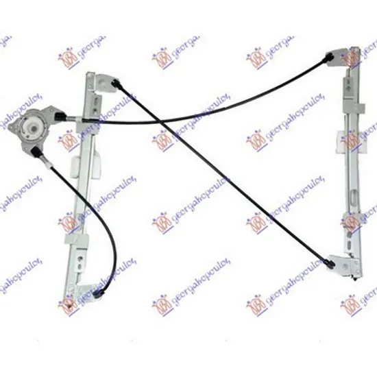 Macara Usa FORD FIESTA 5 JH 2008->2017 Macara usa pentru 3 usi electrica (fara motor) dreapta Perioada 2008 2009 2010 2011 2012 2013 2014 2015 2016 2017