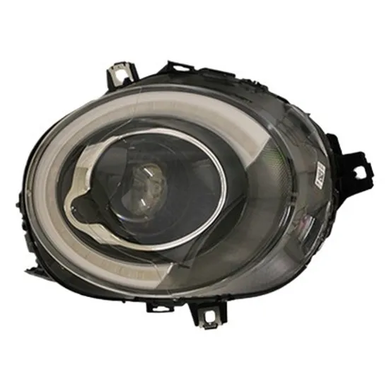 Far dreapta MINI MINI COOPER F55 2013->, MINI COOPER F56 2013-> perioada 2013 2014 2015 2016 2017 2018 de la an de fabricatie 07/2015, fara motor reglaj, semnal transparent, cu semnalizator LED, cu bec LED