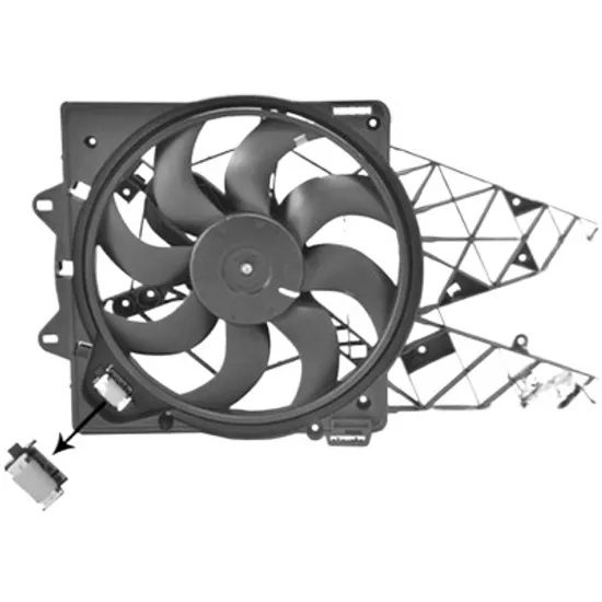 Ventilator motor FIAT DOBLO 263 2010-> pentru 1.3 D Multijet, perioada 2010 2011 2012 2013 2014 2015 2016 2017 2018 2019 2020 2021