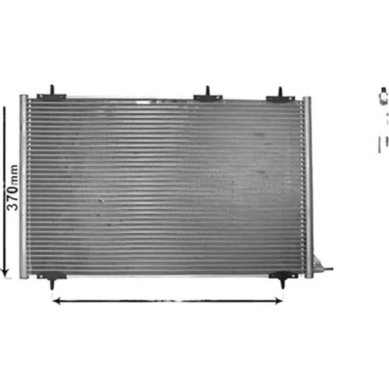 Radiator aer conditionat CITROEN GRAND C4 2018-> 1.6 THP 165 121KW 165CP , pentru motor 5GZ (EP6FDT) perioada 2018 2019,2020,2021,2022 2023