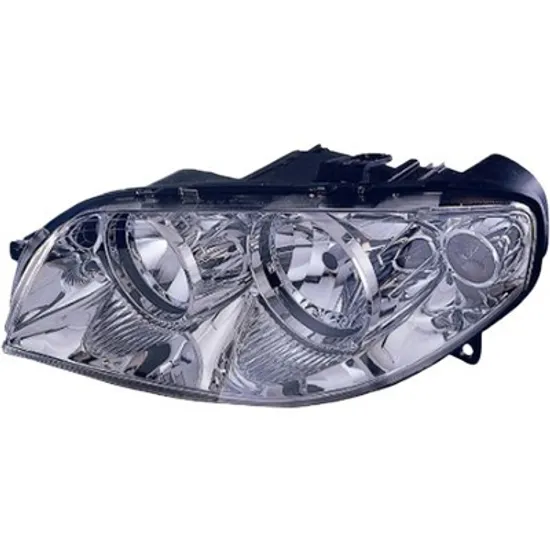 Far stanga FIAT PUNTO 188 1999->2012 perioada 1999 2000 2001 2002 2003 2004 2005 2006 2007 2008 2009 2010 de la an de fabricatie 06/2003, pana la an de fabricatie 07/2004, fara motor reglaj, semnal transparent, cu reglaj electric, cu bec H7/H1