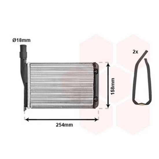 Radiator Incalzire RENAULT TWINGO 1993->2006 Calorifer B cu /fara aer conditionat 198x158 DELPHI TYPE 2000->2007 Perioada 1993 1994 1995 1996 1997 1998 1999 2000 2001 2002 2003 2004 2005 2006