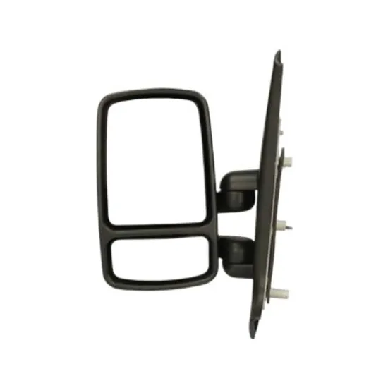 Oglinda exterioara stanga NISSAN INTERSTAR 2002->2006 perioada 2002 2003 2004 2005 2006 pana la an de fabricatie 08/2003, lungime cm 7, brat oglinda scurt, reglaj manual, Varianta scurta,