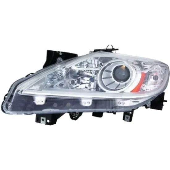 Far stanga MAZDA CX-9 2006->2015 perioada 2007 2008 2009 2010 2011 2012 de la an de fabricatie 01/2010, pana la an de fabricatie 12/2012, reglaj electric, cu bec D2S tub descarcare gaze, cu bec HB3, cu bec W5W, cu bec WY21W
