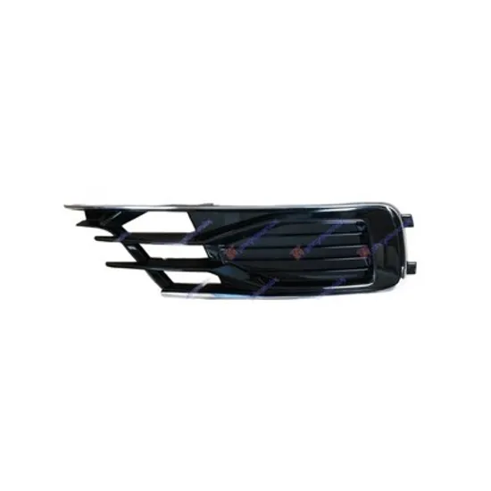 Grila Bara AUDI A6 C7 2010->2018 Grila bara fata (negru EXCLUSIVE) cu ornament cromat dreapta Perioada 2014 2015 2016 2017 2018