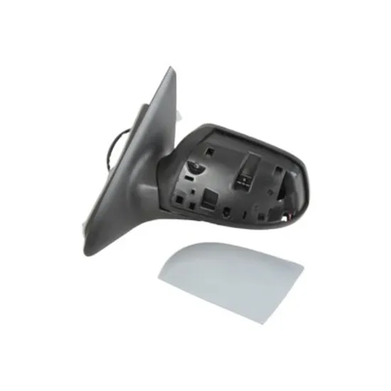 Oglinda exterioara stanga FORD MONDEO 3 2000->2007 perioada 2000 2001 2002 2003 2004 2005 2006 2007 de la an de fabricatie 06/2003, cu lampa podea, cu lumini de pozitie, cu incalzire, rabatare electrica, prevopsit grund