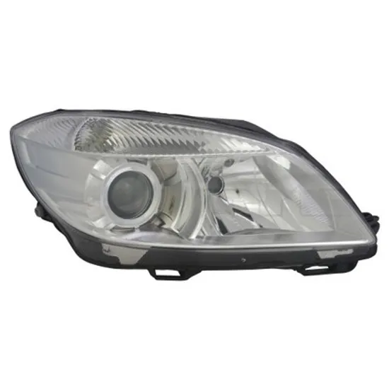 Faruri SKODA FABIA 2 2006->2014 Far dreapta H7 cu lupa 03.2010-> Perioada 2010 2011 2012 2013