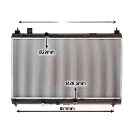 Radiator apa HONDA JAZZ 4 2013-> pentru 1.5, perioada 2017 2018 2019 2020 2021 2022