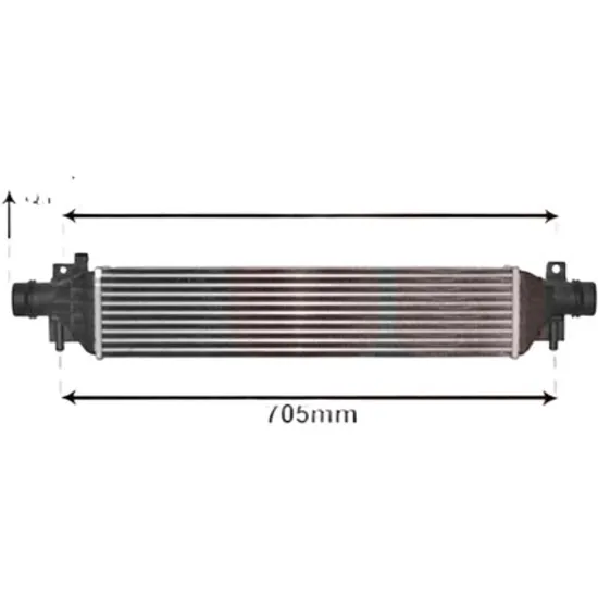 Intercooler OPEL MOKKA / MOKKA X 2012->2020 pentru 1.4, perioada 2013 2014 2015 2016 2017 2018 2019 2020 2021 2022 2023