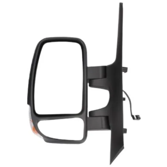 Oglinda exterioara stanga OPEL MOVANO B 2010->2020 perioada 2010 2011 2012 2013 2014 2015 , semnal alb, cu semnal, brat oglinda scurt, cu bec WY5W