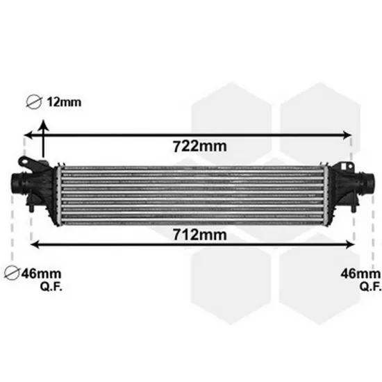 Intercooler OPEL ADAM 2012->2019 Radiator intercooler 1.4 TURBO benzina 99/148 PS Perioada 2012 2013 2014 2015 2016 2017 2018