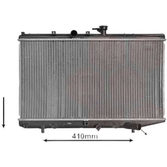 Radiator apa KIA RIO 4 2000->2005 pentru 1.5 16V, perioada 2000 2001 2002 2003 2004 2005