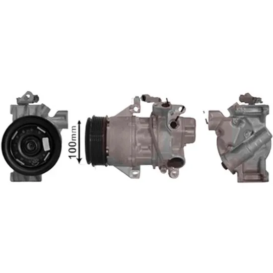 Compresor aer conditionat TOYOTA YARIS 2005->2011 pentru 1.33 VVT-i , perioada 2008 2009 2010 2011