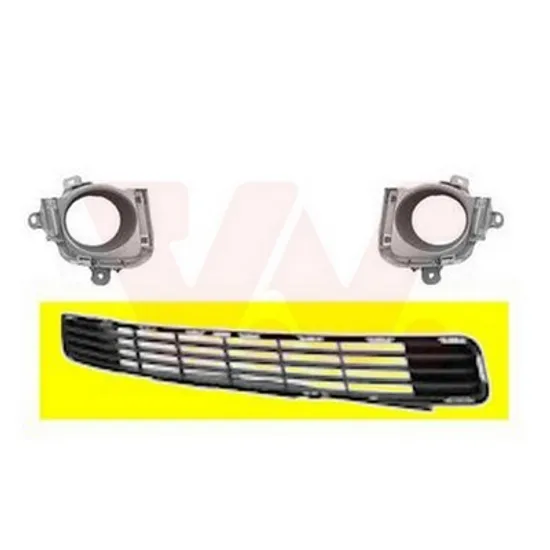 Grila Bara TOYOTA PRIUS 3 2008->2020 Grila in bara fata centrala Perioada 2009 2010 2011 2012 2013 2014 2015 2016