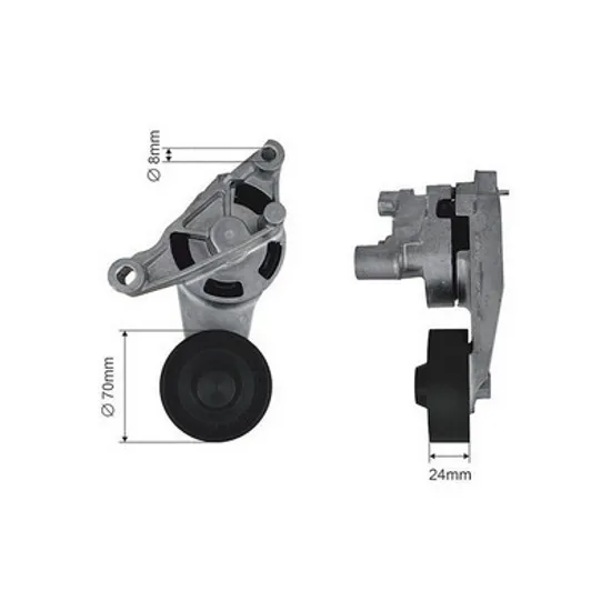 INTINZATOR CUREA TRANSMISIE SEAT LEON 2.0 TDI -100KW/136CP- 1968cmc, pentru motor AZV, perioada 2005,2006,2007,2008,2009,2010