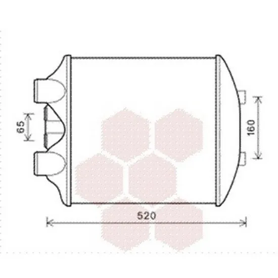 Intercooler SEAT IBIZA 3 2003->2009 Radiator intercooler 1.8 TURBO benzina - 1.9 TDi diesel (370x365x56) Perioada 2002 2003 2004 2005 2006 2007 2008 2009