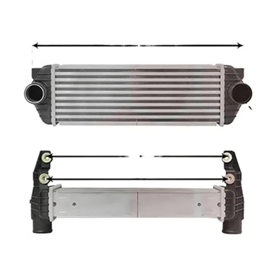 Intercooler FORD TRANSIT CONNECT 2002->2013 pentru 1.8 Di, perioada 2002 2003 2004 2005 2006 2007 2008 2009 2010 2011 2012 2013