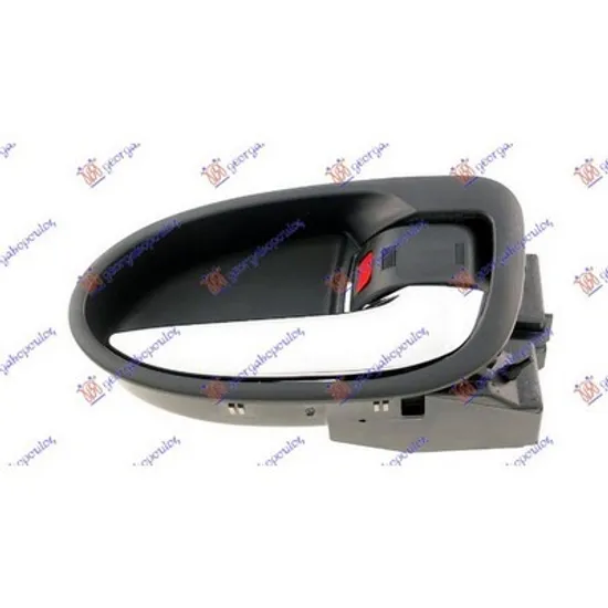 Maner Usa TOYOTA YARIS 2005->2011 Maner usa fata/spate interior cromat/negru dreapta Perioada 2005 2006 2007 2008 2009 2010