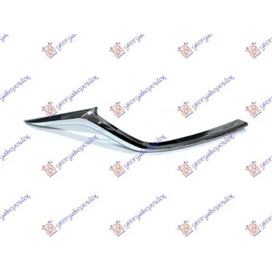 Ornament Grila MAZDA 6 GJ 2012-> Bandou grila inferior cromat dreapta Perioada 2013 2014 2015 2016 2017 2018