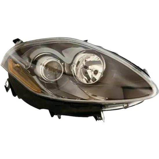Far dreapta FIAT CROMA 2005-> perioada 2005 2006 2007 de la an de fabricatie 12/2007, cu motor reglaj, cu unitate control xenon, cu reglaj distanta iluminare automat, cu xenon, fumuriu, semnal galben transparent, cu bec D1S/H1