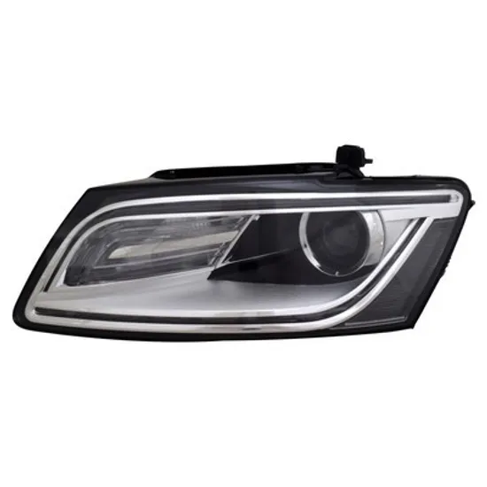 Far stanga AUDI Q5 8RB 2008->2017 perioada 2011 2012 2013 2014 2015 2016 de la an de fabricatie 06/2012, cu motor reglaj, fara motor reglaj, Bi-Xenon, cu reglaj distanta iluminare automat,