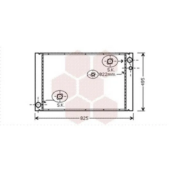 Radiator Motor AUDI A8 4E2, 4E8 2002->2010 Radiator apa toate benzina diesel 725x480x40 Perioada 2002 2003 2004 2005 2006 2007 2008 2009