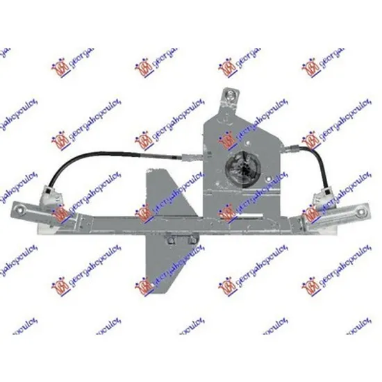 Macara Usa CITROEN C3 2 2009->2016 Macara usa spate stanga electr fara motor Perioada 2009 2010 2011 2012 2013 2014 2015 2016