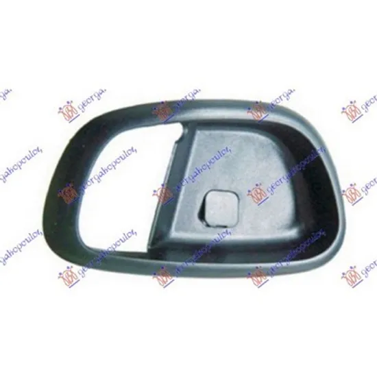 Ornament Maner HYUNDAI i10 2007->2013 Rama maner usa interior fata/spate negru stanga Perioada 2007 2008 2009 2010 2011 2012 2013
