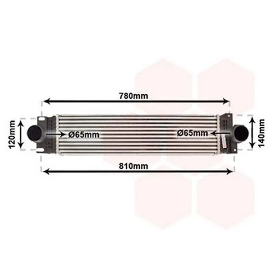 Intercooler FORD S-MAX 2015-> Radiator intercooler 2.0 TDCi motor T8C/T9C Perioada 2015 2016 2017 2018 2019