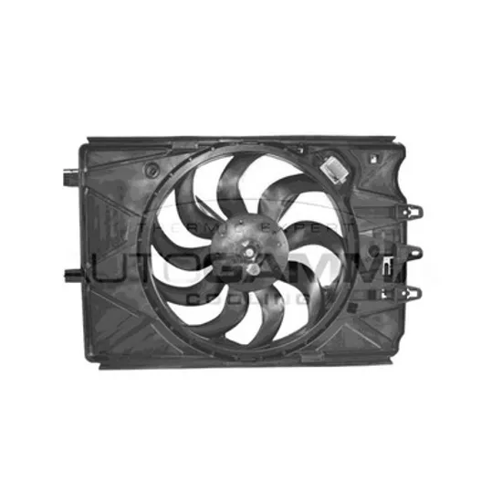 Ventilator Motor FIAT 500L 2012-> Electroventilator complet (cu aer conditonat) 0.9-1.4L TURBO, Perioada 2012 2013 2014 2015 2016 2017 2018 2019 2020 2021