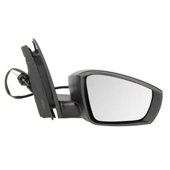Oglinda VW POLO 6R1 2009->2020 Oglinda exterioara cu cabluri pentru vopsit (cu semnal) (mufa dreapta) DREAPTA Perioada 2014 2015 2016 2017