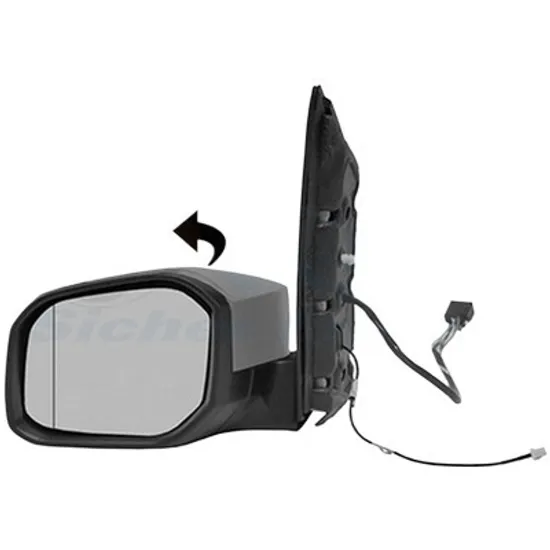 Oglinda exterioara stanga VW CADDY 4 2015->2020 perioada 2015 2016 2017 2018 2019 2020 , reglaj electric, numar pini 7, cu incalzire, rabatare electrica, prevopsit grund