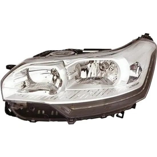 Far stanga CITROEN C5 3 Sedan RD 2008-> perioada 2010 2011 2012 2013 2014 2015 de la an de fabricatie 11/2010, cu motor reglaj, semnal galben, cu reglaj electric, cu lumina de zi, adaptiv, cu bec H7/H1/H7
