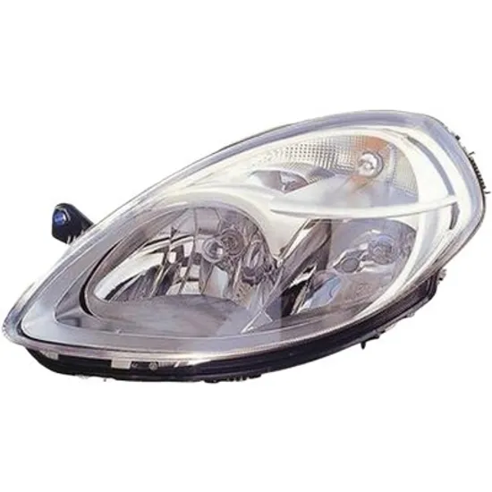 Far stanga LANCIA YPSILON 2003->2011 perioada 2010 2011 pana la an de fabricatie 10/2011, cu motor reglaj, semnal transparent, cu reglaj electric, cu bec H7/H3