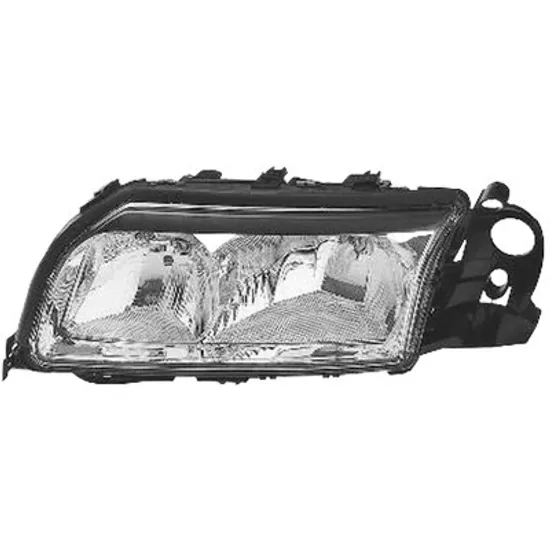 Far stanga VOLVO S80 1 1998->2006 perioada 1998 1999 2000 2001 2002 2003 2004 2005 2006 pana la an de fabricatie 12/2002, fara motor reglaj, cu reglaj electric, cu bec H7/H7