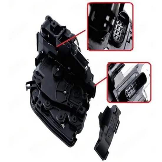 Broasca usa BMW X5 F15 2013->2018 Broasca usa fata electrica (SOFT CLOSE si ALARM) (6+4pini) STANGA Perioada 2013 2014 2015 2016 2017 2018