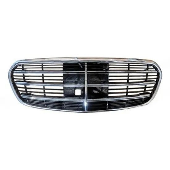 Grila Radiator MERCEDES S-CLASS W223 2020-> Grila radiator cromat/negru (cu camera si bandou cromat) (AMG) Perioada 2020 2021 2022 2023 2024 2025