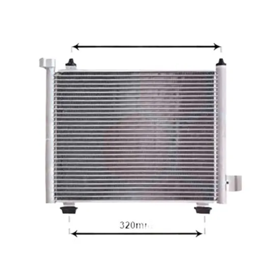 Radiator aer conditionat BMW X5 E53 2000->2006 pentru 3.0 i, perioada 2000 2001 2002 2003 2004 2005 2006