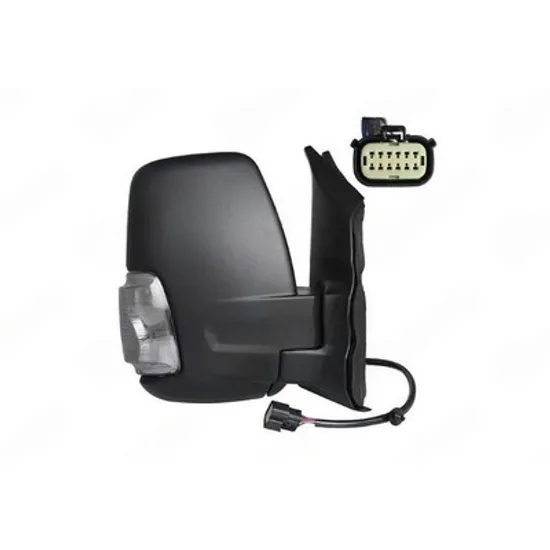 Oglinda FORD TRANSIT 2019-> Oglinda exterioara electrica cu incalzire cu rabatare electrica scurt (cu semnal si senzor banda) (cu lampa pozitie 16W) DREAPTA Perioada 2019 2020 2021 2022 2023 2024