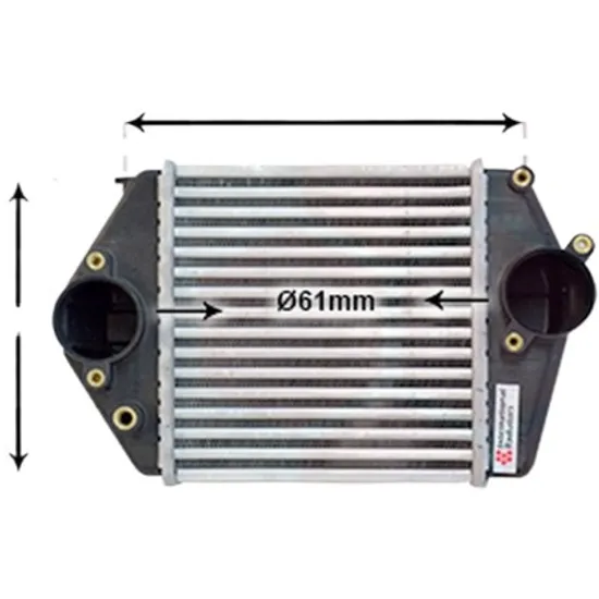 Intercooler MAZDA MPV 2 1999->2006 2.0 DI 100KW 136CP , pentru motor RF5C perioada 2002 2003,2004,2005 2006