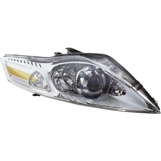 Far dreapta FORD MONDEO 4 2007->2015 perioada 2009 2010 2011 2012 2013 2014 2015 pana la an de fabricatie 09/2010, cu motor reglaj, fara unitate de control Xenon, semnal galben, pentru vehicule cu lumini xenon, adaptiv, cu bec D1S/H1,