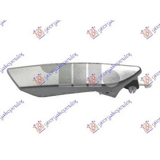 Maner Usa FIAT GRANDE PUNTO 199 2005-> Maner usa fata/spate interior argintiu fara rama stanga Perioada 2005 2006 2007 2008 2009 2010 2011 2012