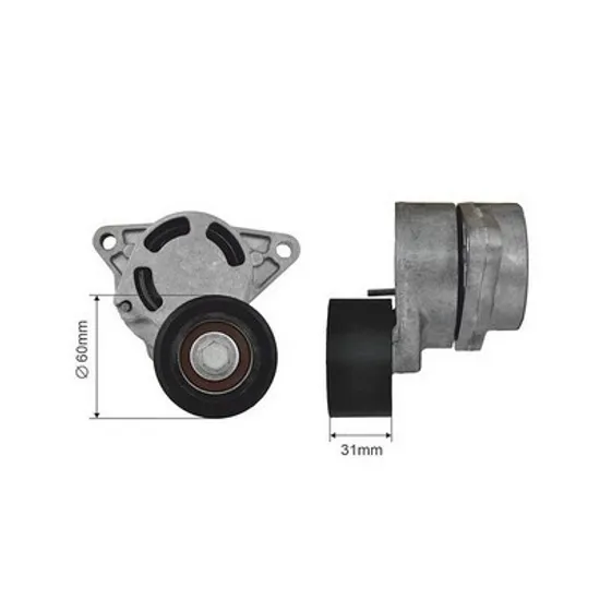 rola intinzator curea transmisie RENAULT MASTER 2.5 dCi 120 -84KW/115CP- 2463cmc, pentru motor G9U 720, G9U 724, G9U 750, G9U 754, perioada 2001,2002,2003,2004,2005,2006,2007