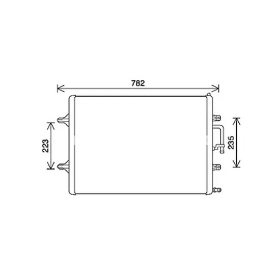 Radiator apa AUDI A7 Sportback 4GA; 4GF 2010->2018 pentru RS7 quattro, perioada 2013 2014 2015 2016 2017 2018