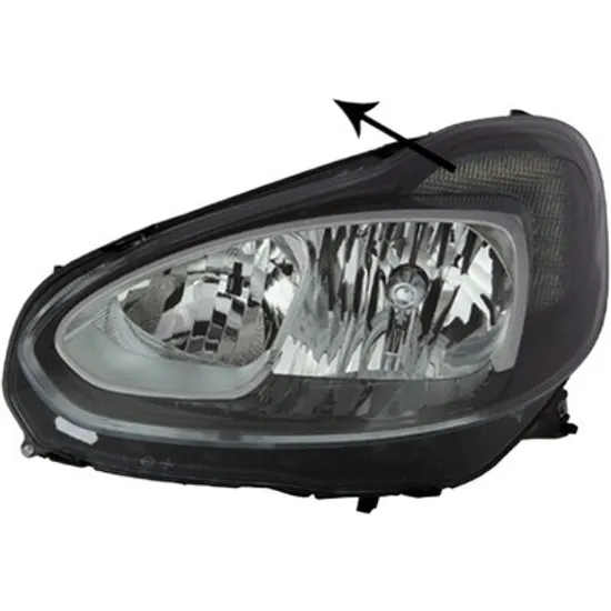 Far stanga OPEL ADAM 2012->2019 perioada 2013 2014 2015 2016 2017 2018 pana la an de fabricatie 2014, pana la serie sasiu -E6022559, cu motor reglaj, fumuriu, cu daylight, cu bec H1/H7
