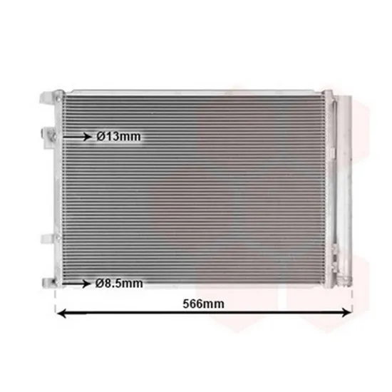 Radiator Aer Conditionat KIA STONIC 2017-> Radiator aer conditionat 1.0 T-GDi benzina - 1.6 CRDi diesel (480x380x16) Perioada 2017 2018 2019 2020 2021