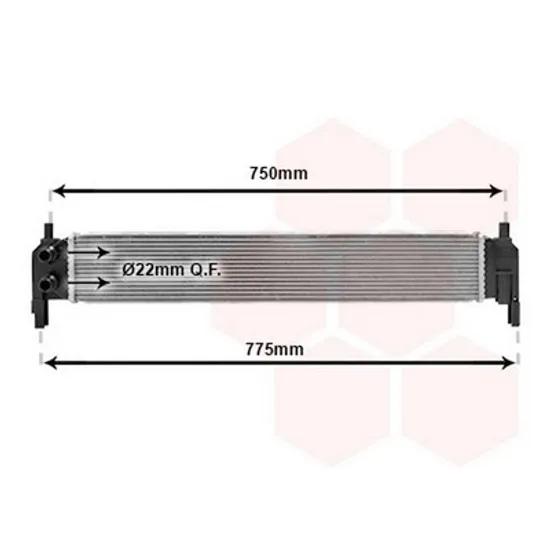 Radiator Motor SEAT LEON 2012-> Radiator aditional 1.2 TFSi - 1.6 TDi 65x98x3.2 Perioada 2012 2013 2014 2015 2016 2017